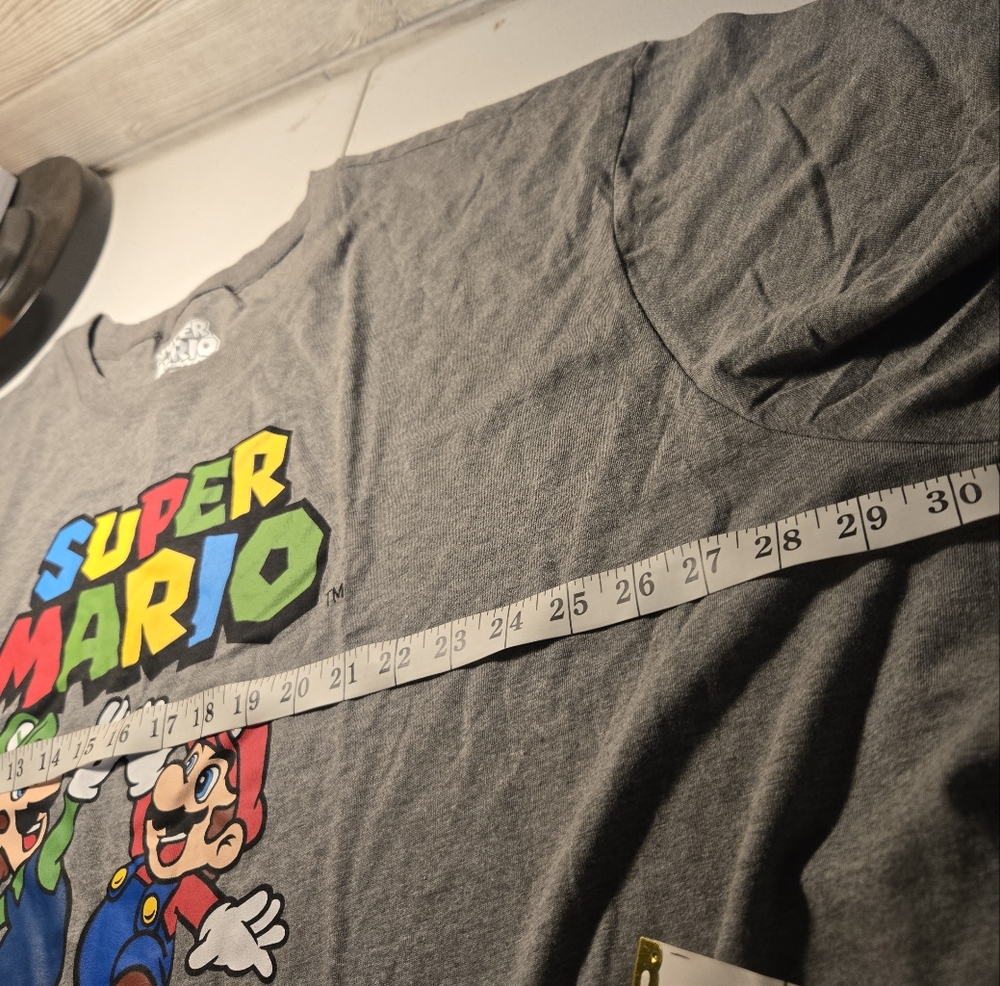 NWT Torrid Mario Kart Relax Fit Cotton Boxy Tee Size 4x Grey - Picture 7 of 8